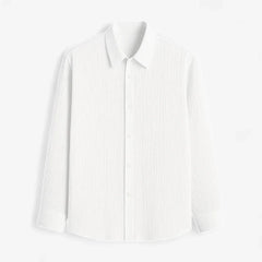 Old Money Textured Button-Up Shirt
