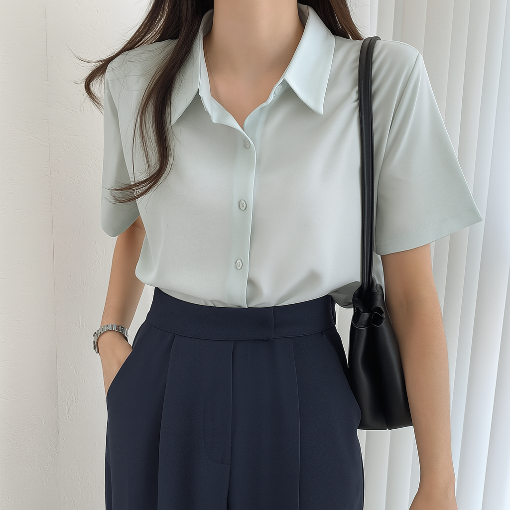 Old Money women short sleeve  shirt