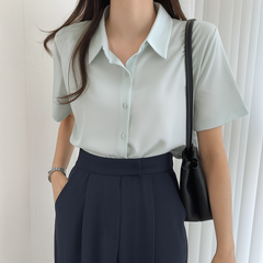 Old Money women short sleeve  shirt