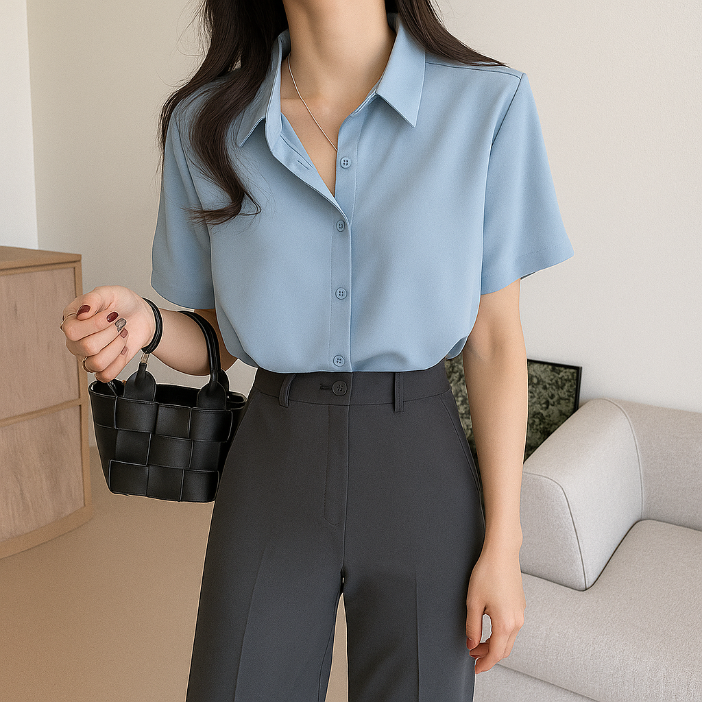 Old Money women short sleeve  shirt