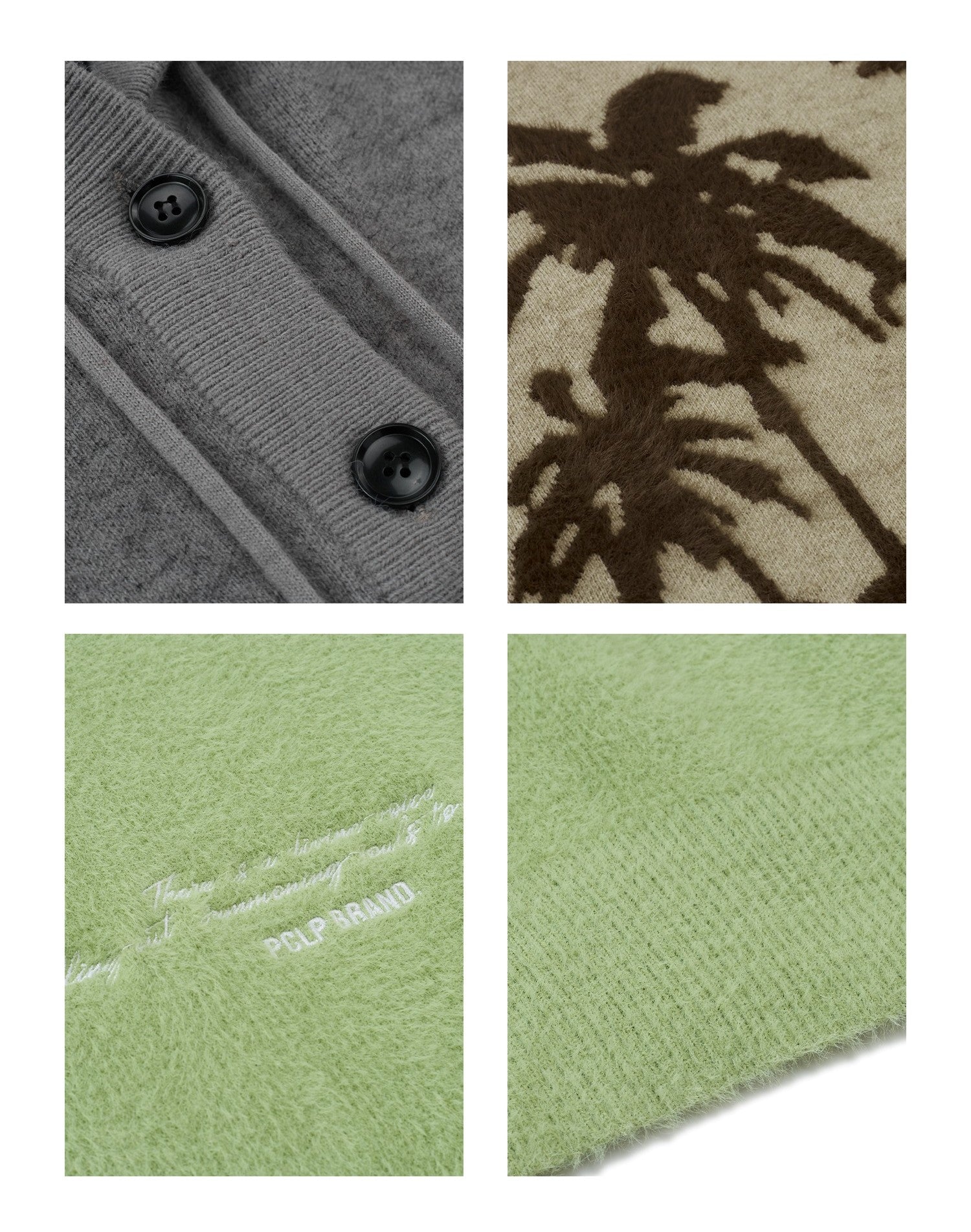 PCLP "King Palm" Knit Hoodie