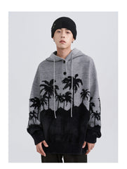 PCLP "King Palm" Knit Hoodie