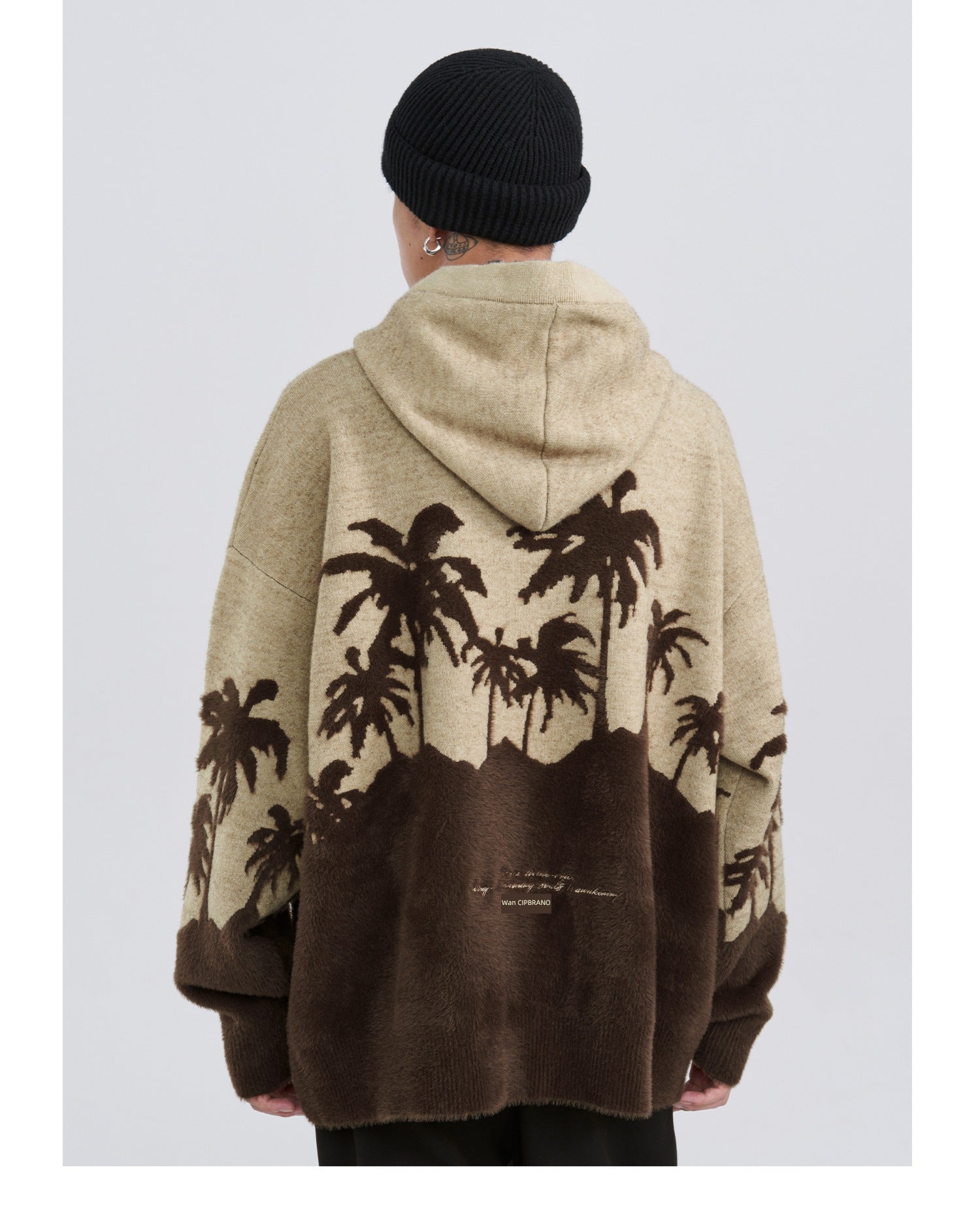 PCLP "King Palm" Knit Hoodie