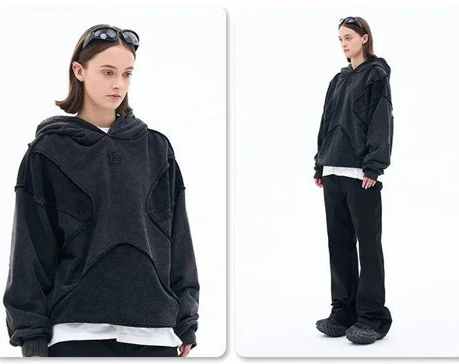 Vintage Washed Deconstructed Forgiveness Hoodie