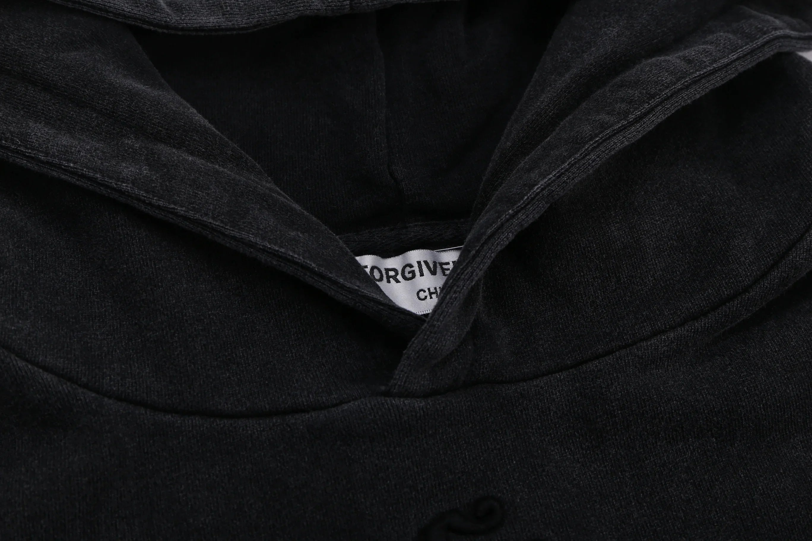 Vintage Washed Deconstructed Forgiveness Hoodie