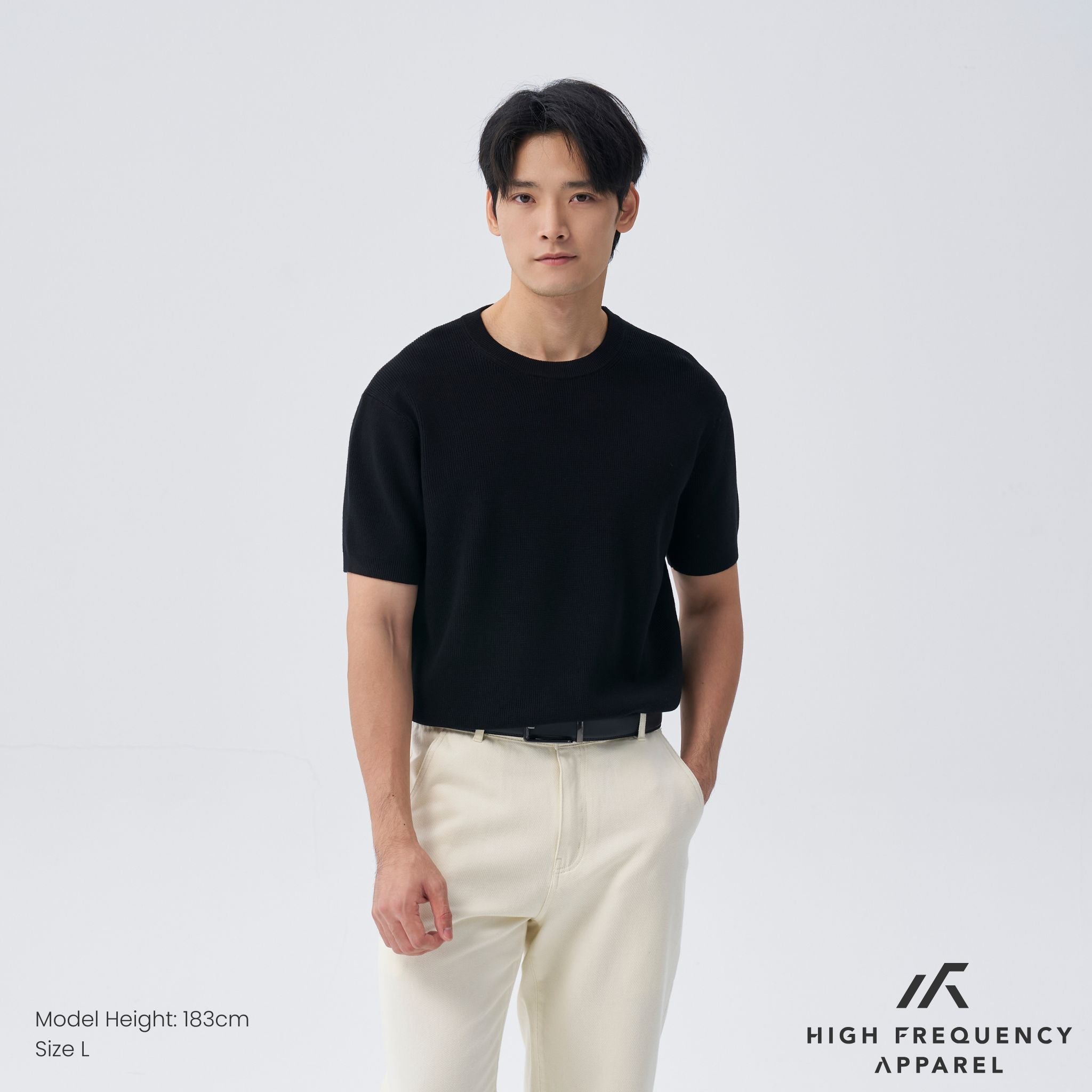Heavyweight Knitted Short Sleeve T-Shirt