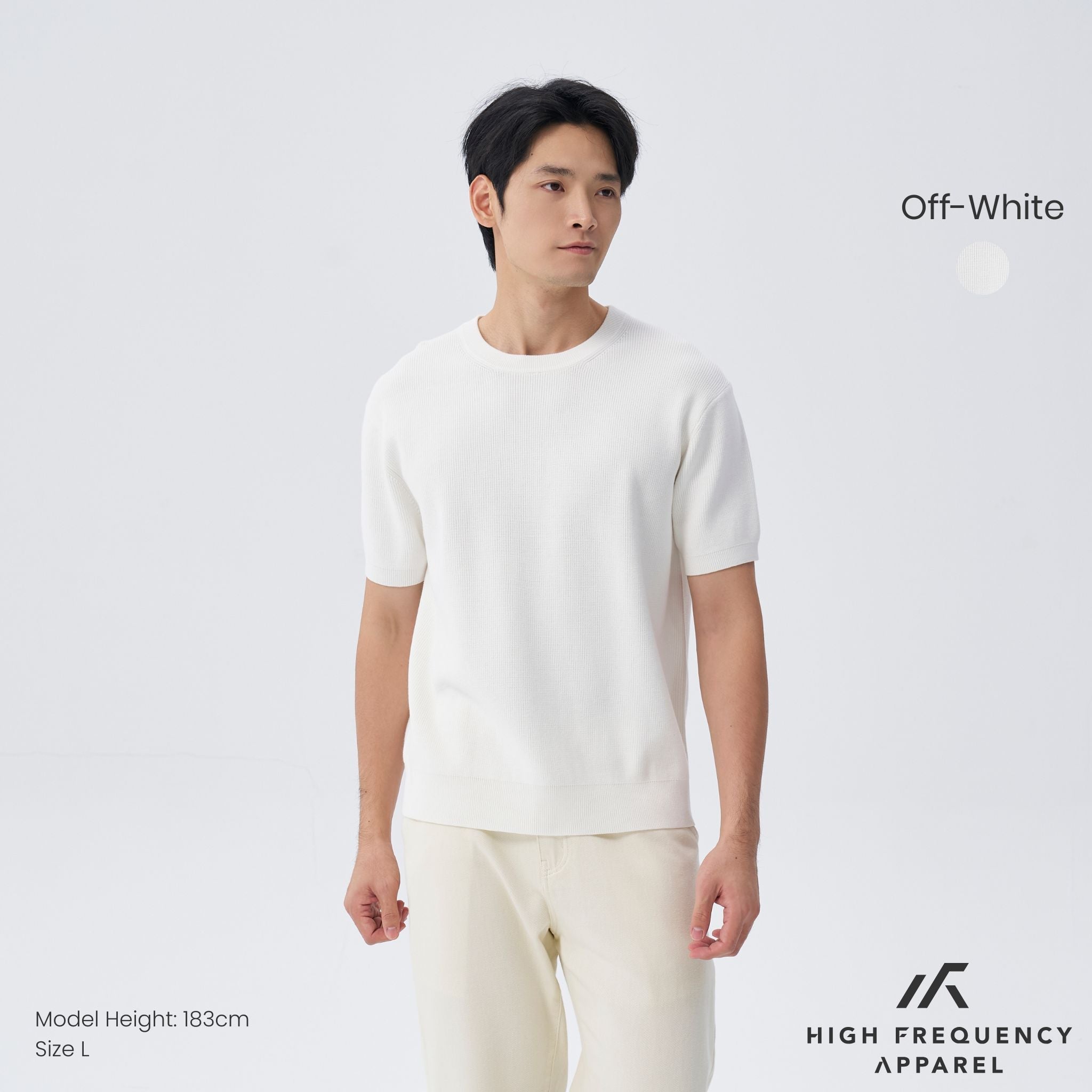 Heavyweight Knitted Short Sleeve T-Shirt