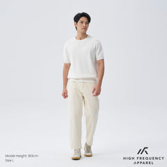 Heavyweight Knitted Short Sleeve T-Shirt
