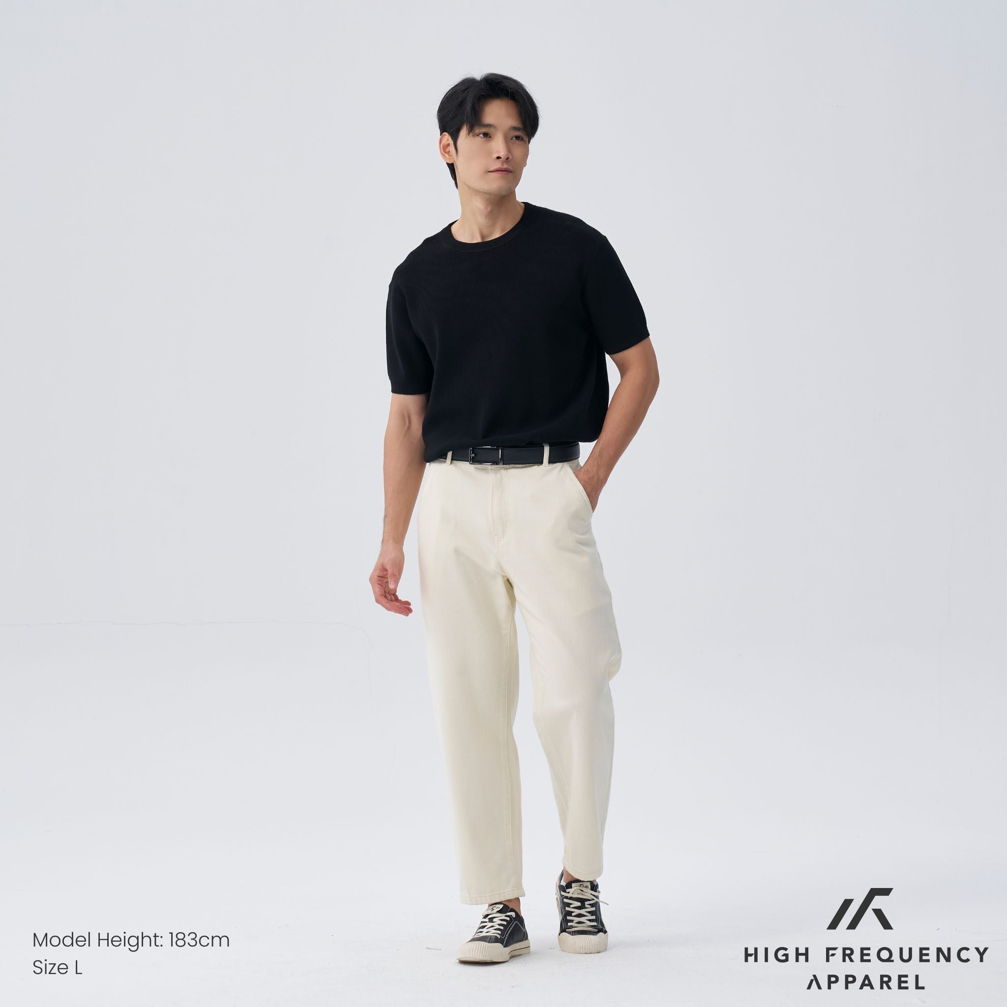 Heavyweight Knitted Short Sleeve T-Shirt