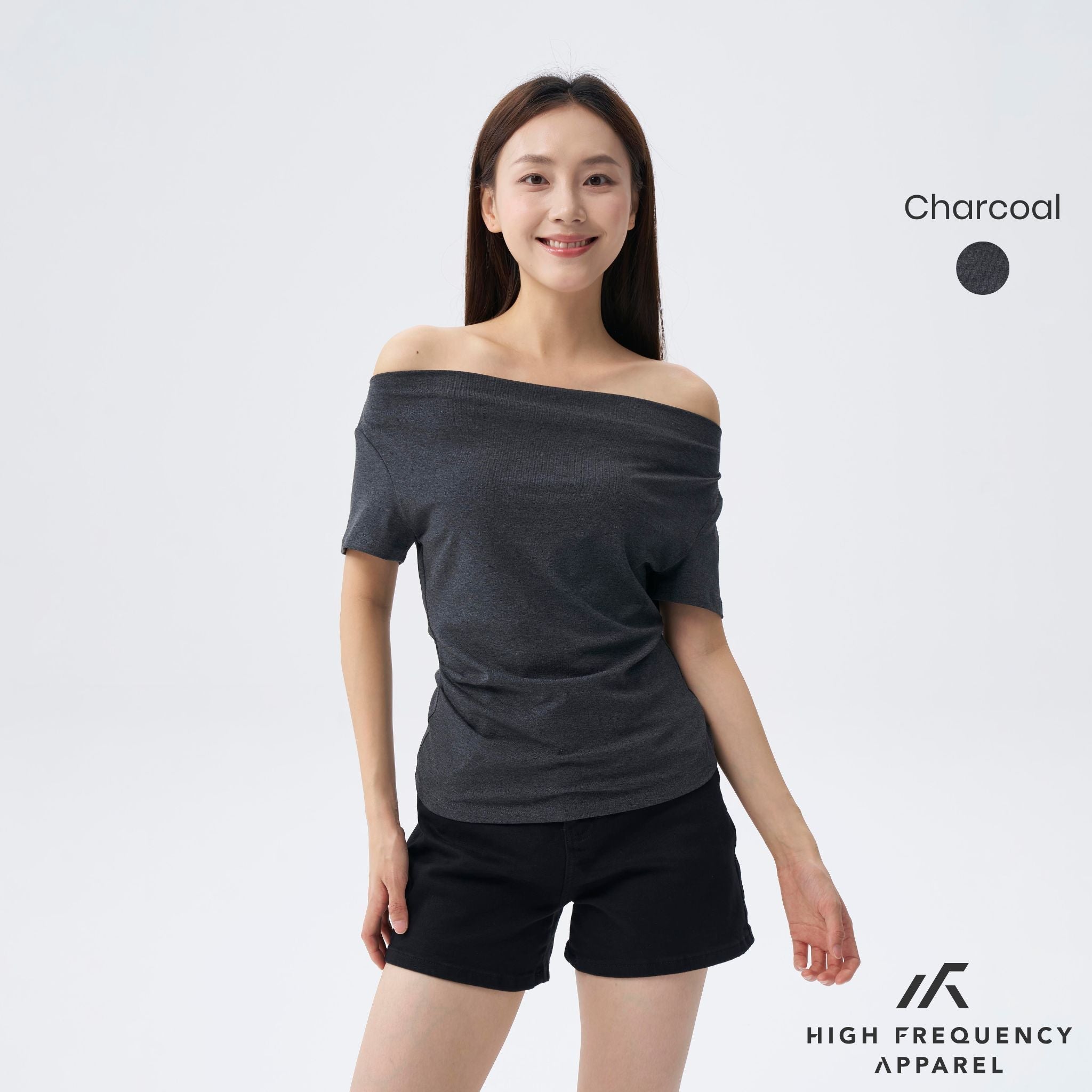 Soft Stretch Four-Way Off Shoulder Top