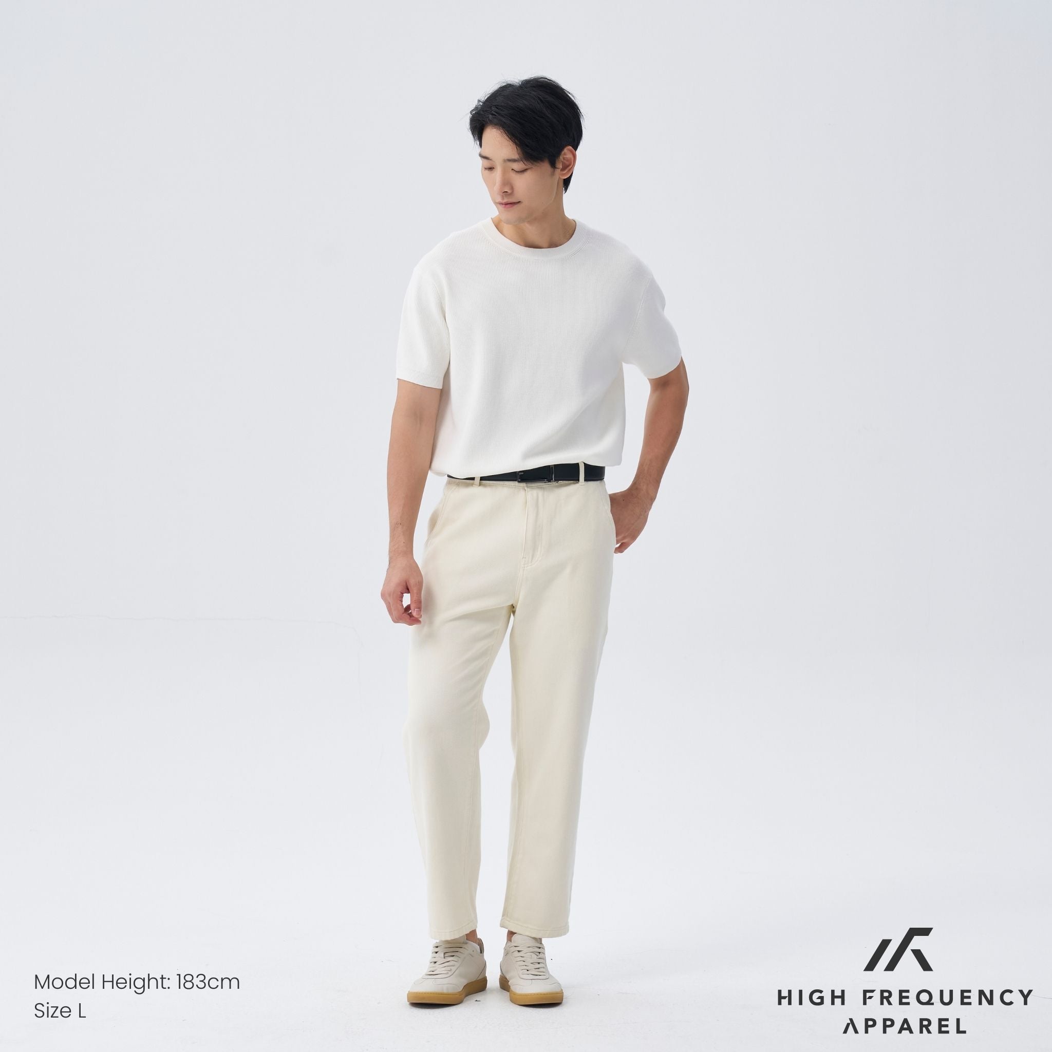 Heavyweight Knitted Short Sleeve T-Shirt
