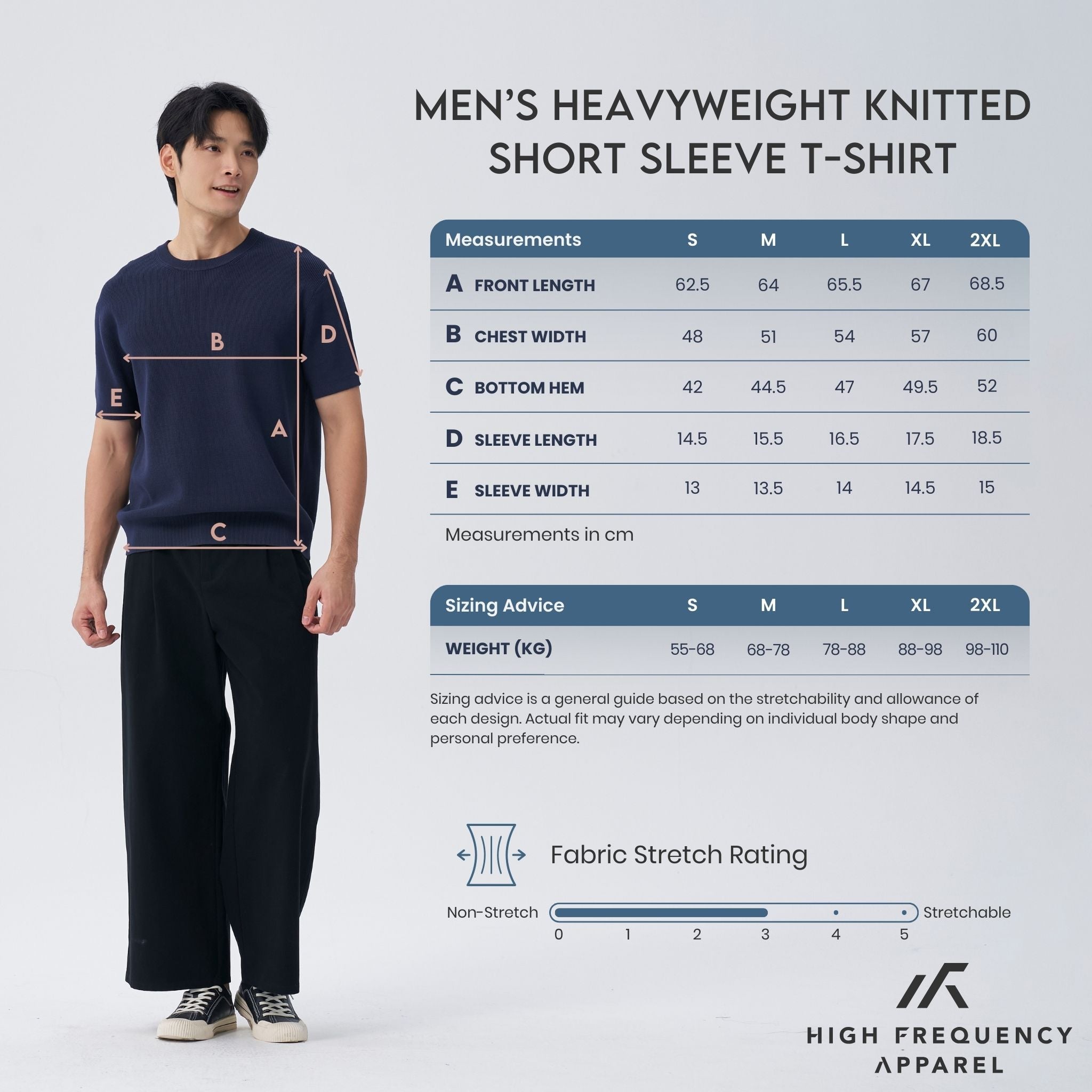 Heavyweight Knitted Short Sleeve T-Shirt