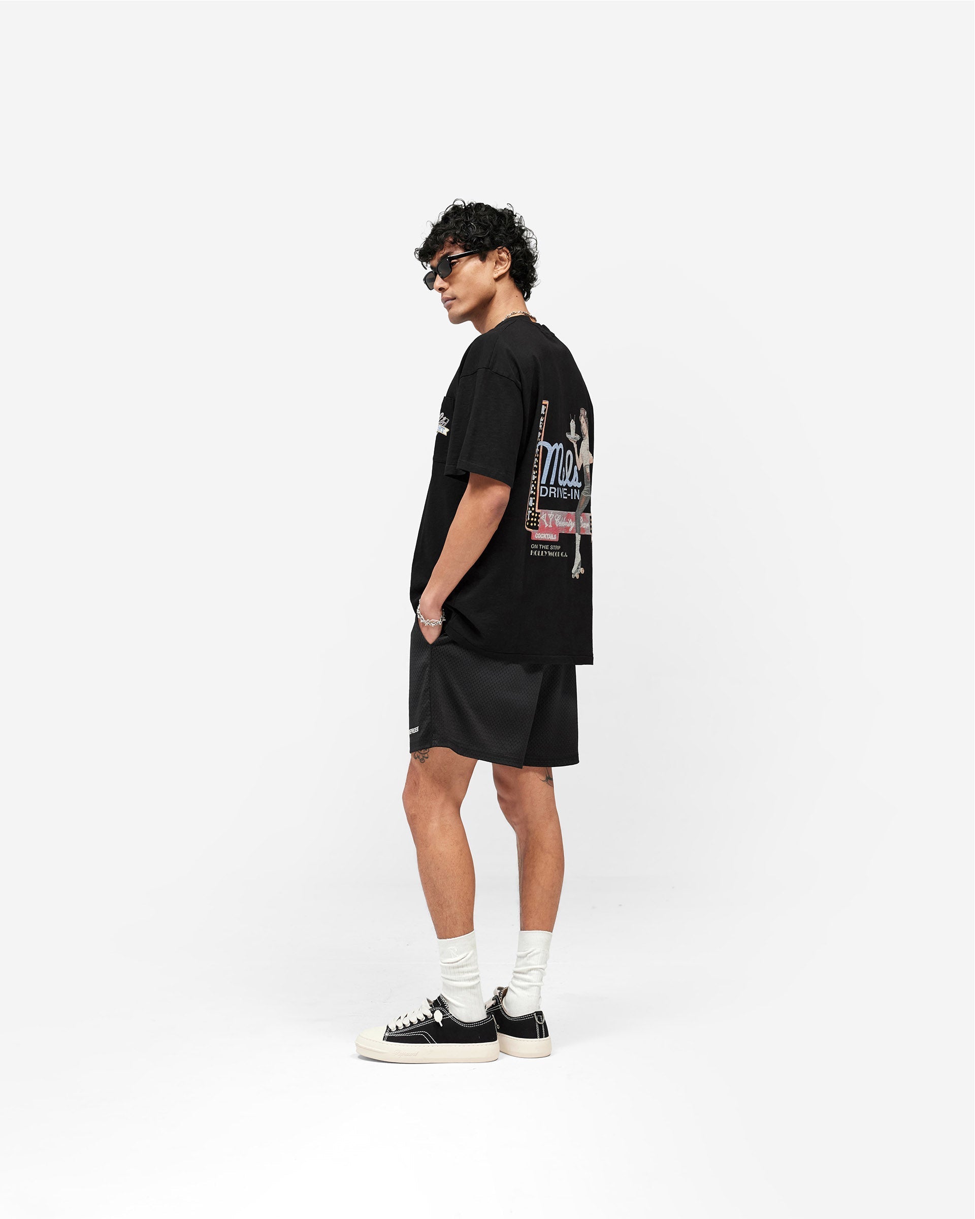 Represent x Mels Diner T-Shirt - Jet Black