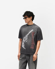 Loaded With Love T-Shirt - Stained Black