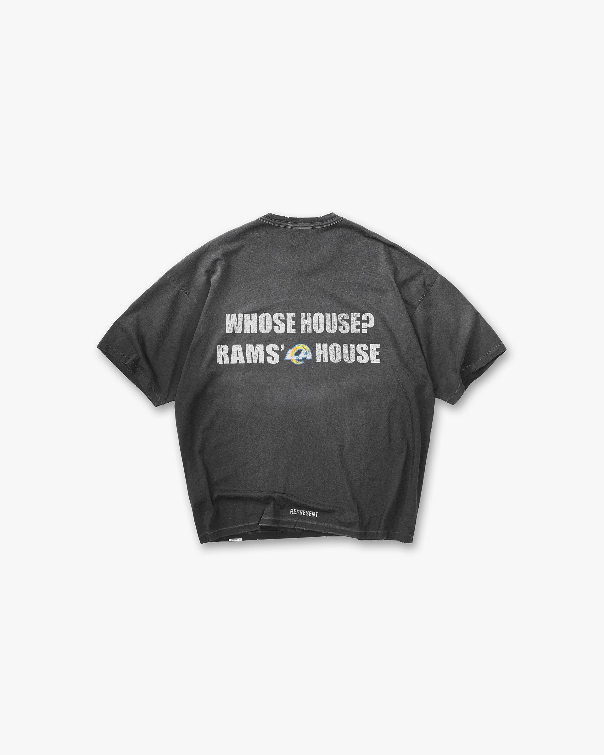 Los Angeles Rams x Represent T-Shirt - Stained Black