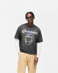 Los Angeles Rams x Represent T-Shirt - Stained Black