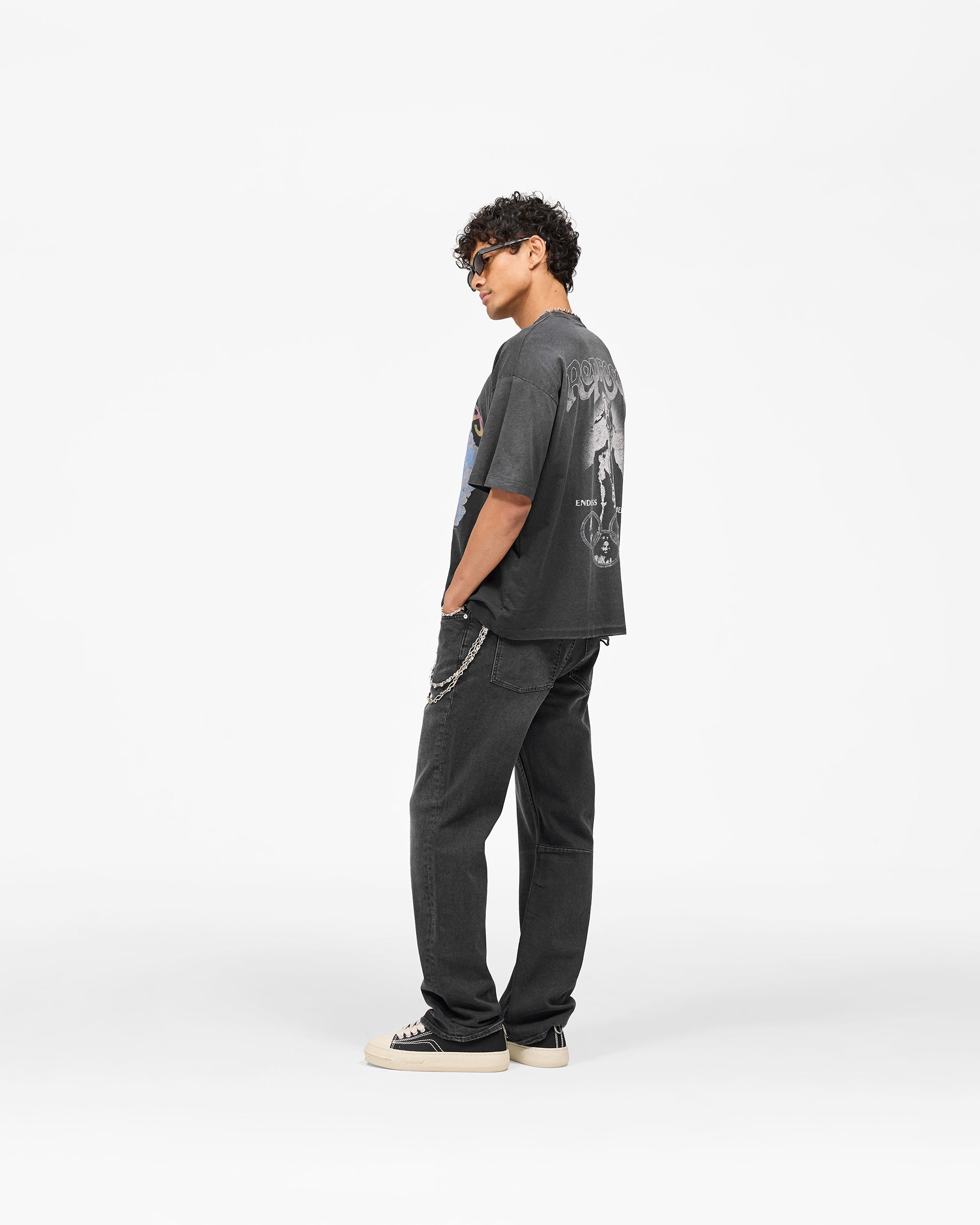 Represent x Beach Boys Endless Summer T-Shirt - Stained Black