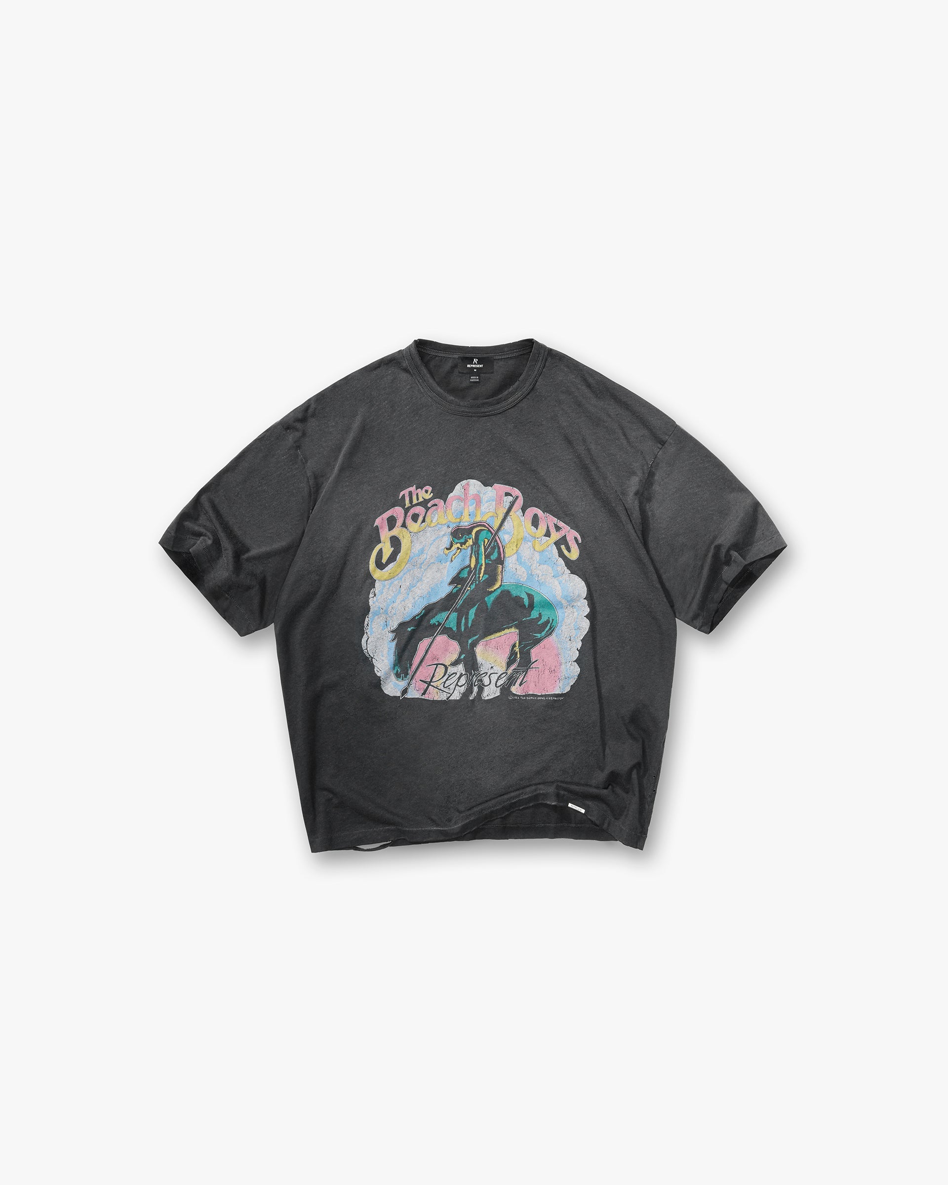 Represent x Beach Boys Endless Summer T-Shirt - Stained Black